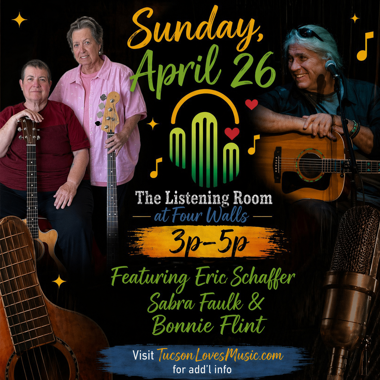 Eric Schaffer - Sabra Faulk - Bonnie Flint